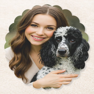 Add Poddle Photo Personalise Customise Paper Coaster