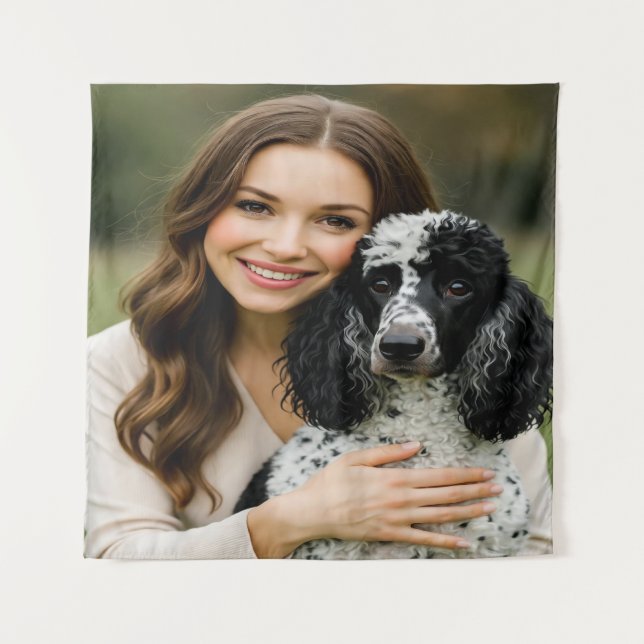 Add Poddle Photo Personalise Customise Tapestry (Front)