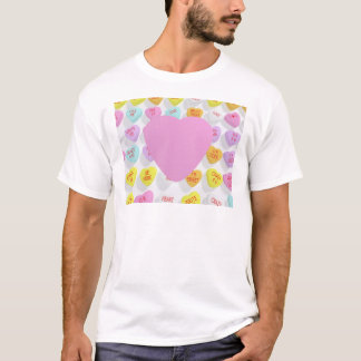 ADD RED OR PINK TEXT TO THE BIG HEART SHIRT