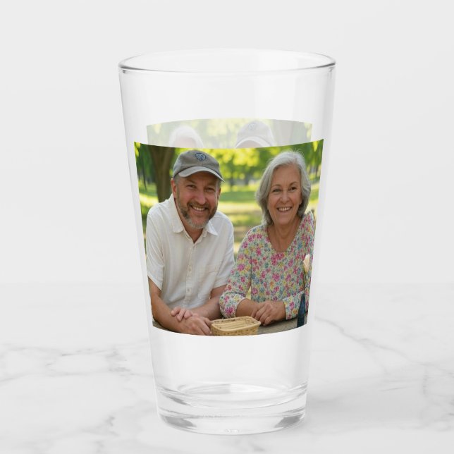 Add Retired Photo Customise Glass (Front)