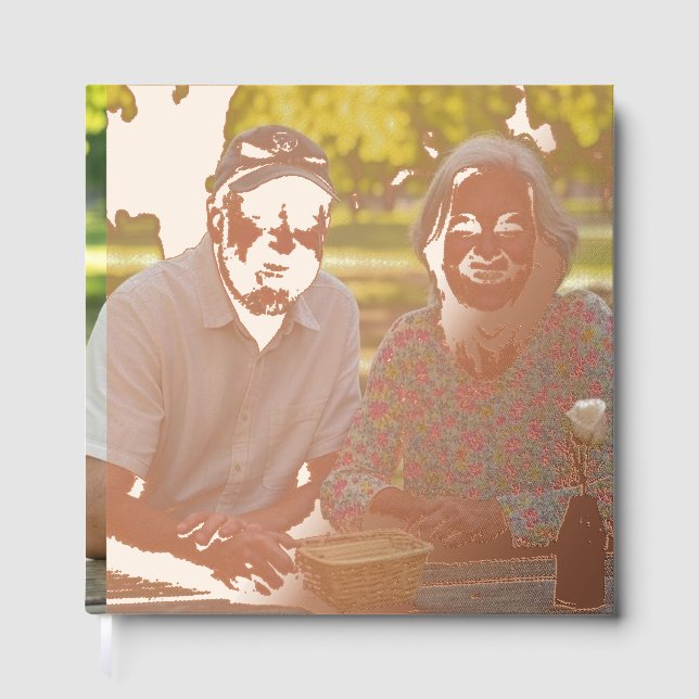 Add Retired Photo Customise Guest Book (Front)