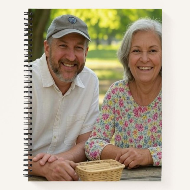 Add Retired Photo Customise Notebook (Front)