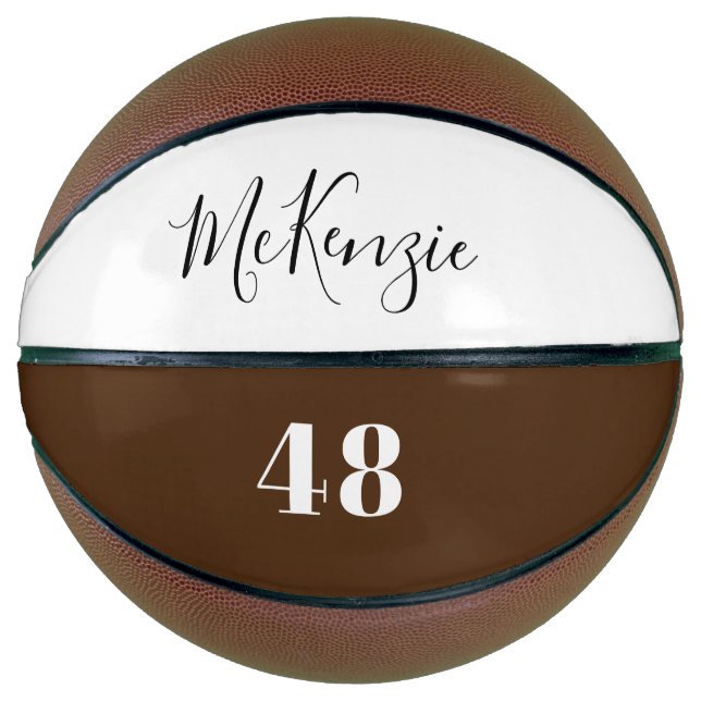 Add Script Name and Player Number Custom Basketball (Front)