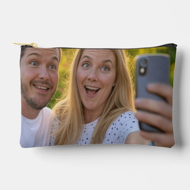 Add Selfie Customise Accessory Pouch (Front)