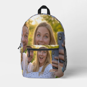 Add Selfie Customise Printed Backpack