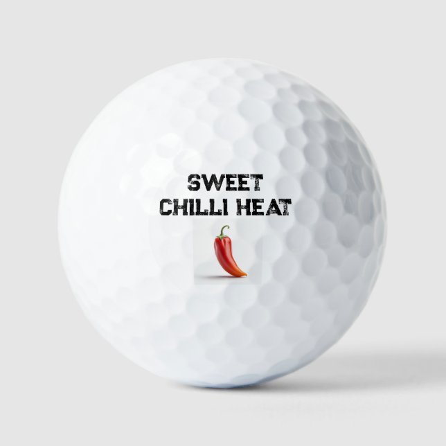 Add Spice to Your Swing with Sweet Chilli Heat Golf Balls (Front)