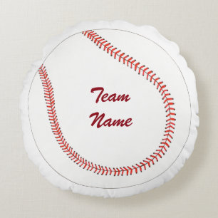 Add Team Name Custom Baseball Pillows