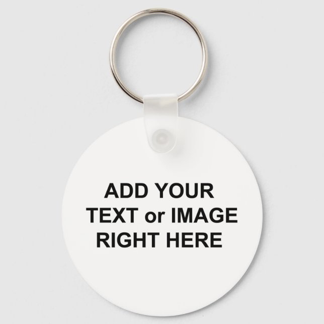 Add Text and Images To Personalise Gifts Key Ring (Front)
