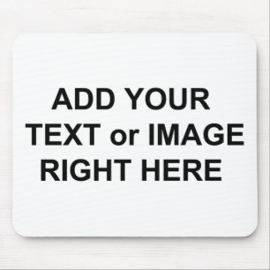 Add Text and Images To Personalise Gifts Mouse Mat