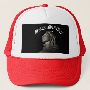 Add Text Blessings from God Siva Peaceful Mind-Cap Trucker Hat