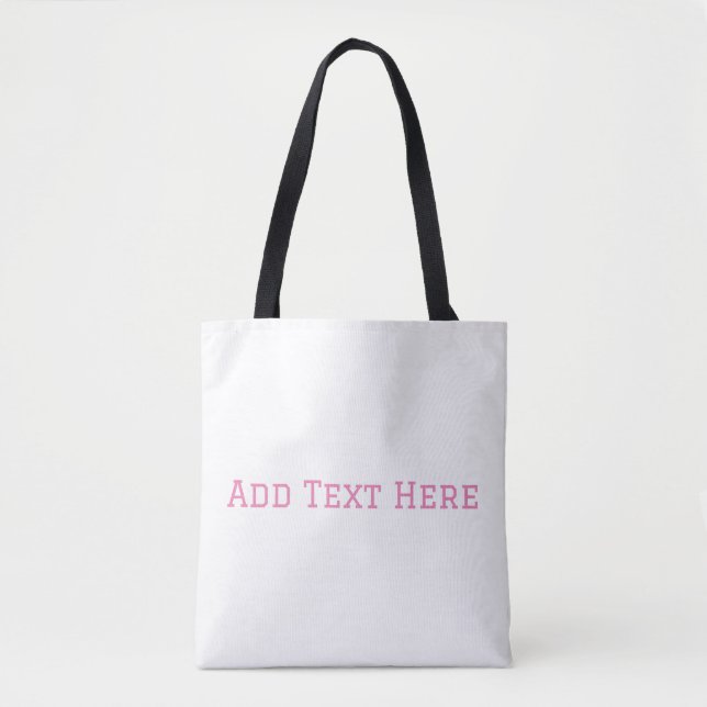 Add Text Here Nice Stylish Shoulder-Tote Shopping Tote Bag (Front)