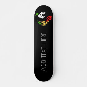 ADD TEXT Lion  Skateboard