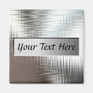 Add Text Metal Plate Magnet