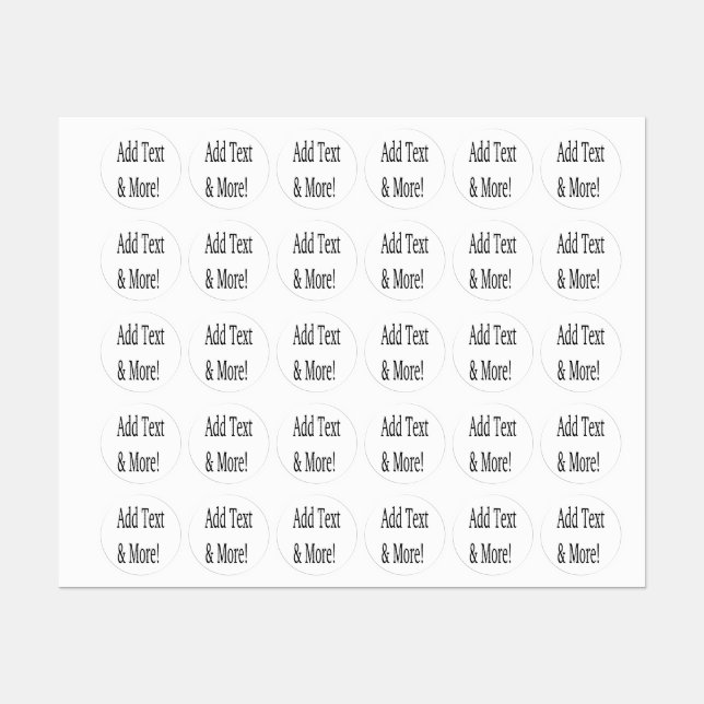 Add Text & More! Customise Your Own Personalised (Sheet)