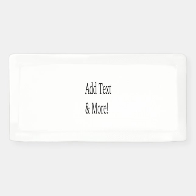 Add Text & More! Customise Your Own Personalised Banner (Horizontal)