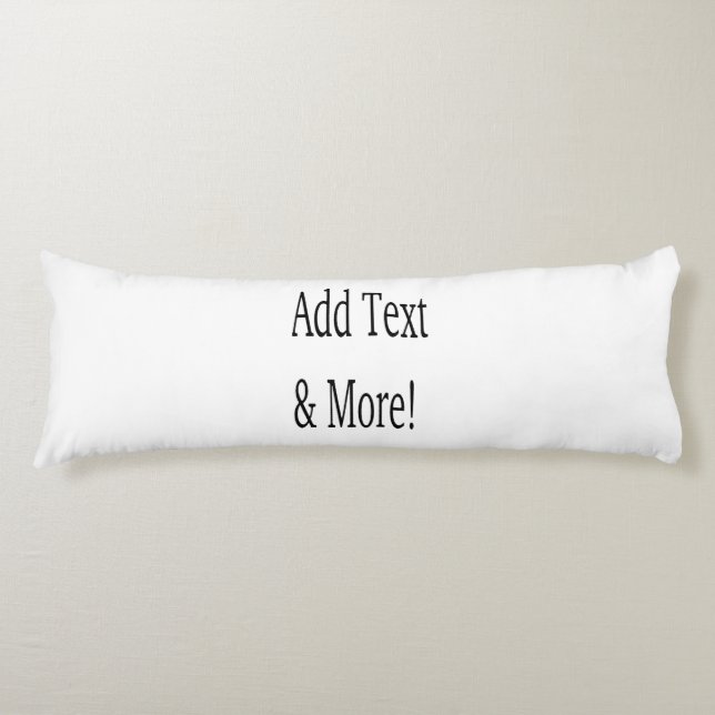 Add Text & More! Customise Your Own Personalised Body Cushion (Front)