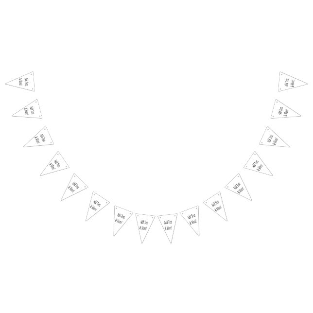 Add Text & More! Customise Your Own Personalised Bunting (All)