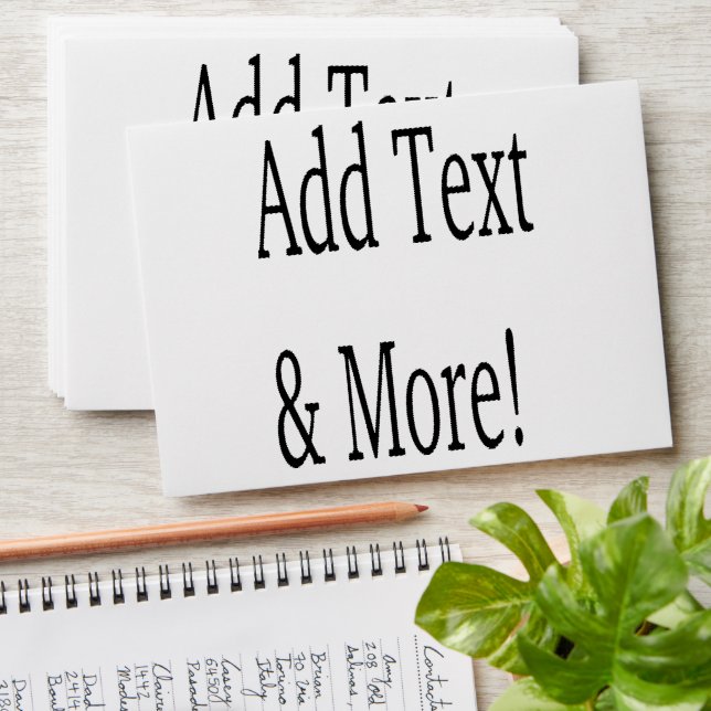 Add Text & More! Customise Your Own Personalised Envelope (Stacked)