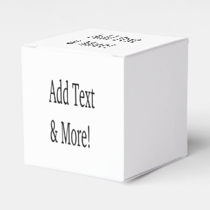Add Text & More! Customise Your Own Personalised Favour Box