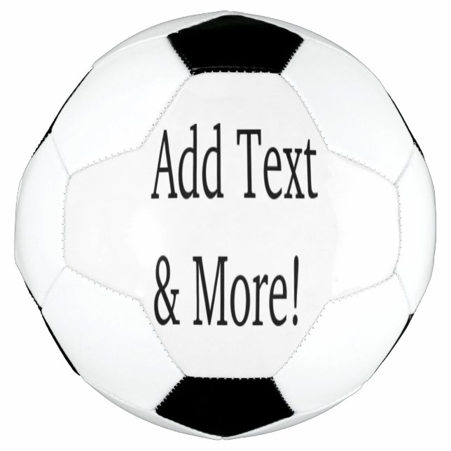 Add Text & More! Customise Your Own Personalised Football (Front)