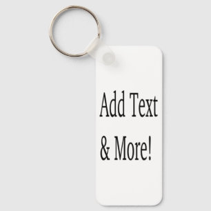 Add Text & More! Customise Your Own Personalised Key Ring
