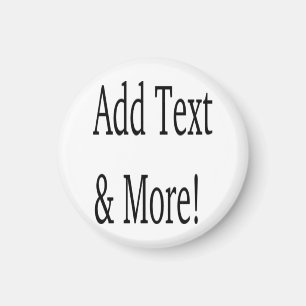 Add Text & More! Customise Your Own Personalised Magnet