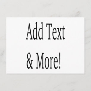 Add Text & More! Customise Your Own Personalised Menu