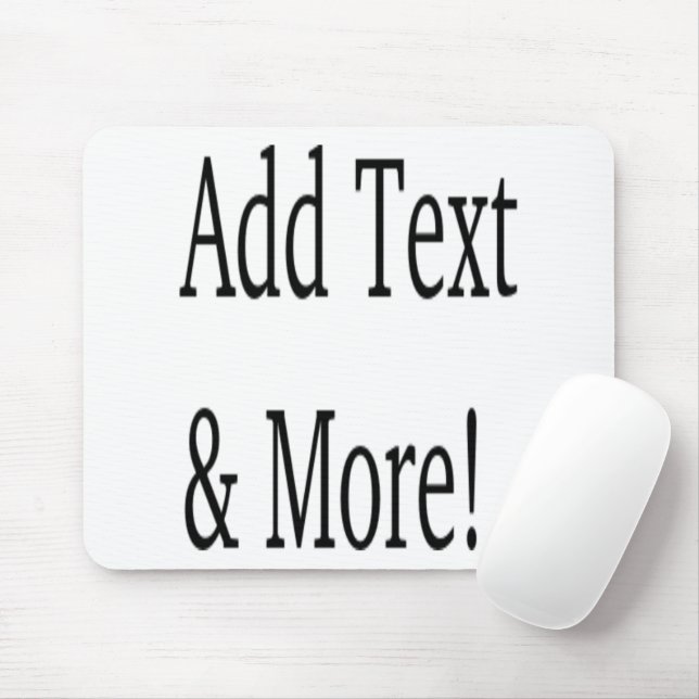 Add Text & More! Customise Your Own Personalised Mouse Mat (With Mouse)