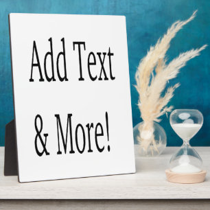 Add Text & More! Customise Your Own Personalised Plaque