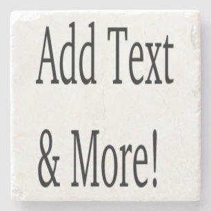 Add Text & More! Customise Your Own Personalised Stone Coaster