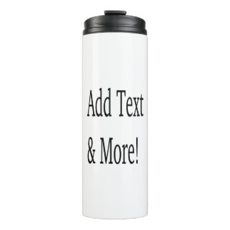Add Text & More! Customise Your Own Personalised Thermal Tumbler