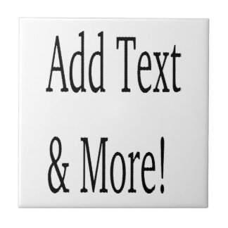 Add Text & More! Customise Your Own Personalised Tile