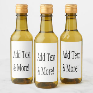 Add Text & More! Customise Your Own Personalised Wine Label