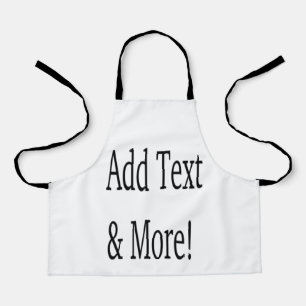 Add Text & More! Customize Your Own Personalized Apron