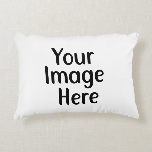 Add Text or Images: Personalized Decorative Cushion (Front)
