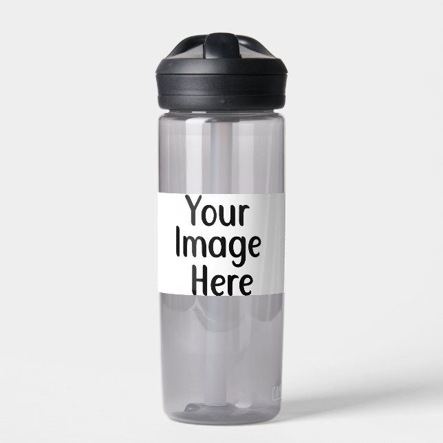 Add Text or Images: Personalized Water Bottle (Front)