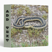 Add Text, Snake 3 Ring Binder