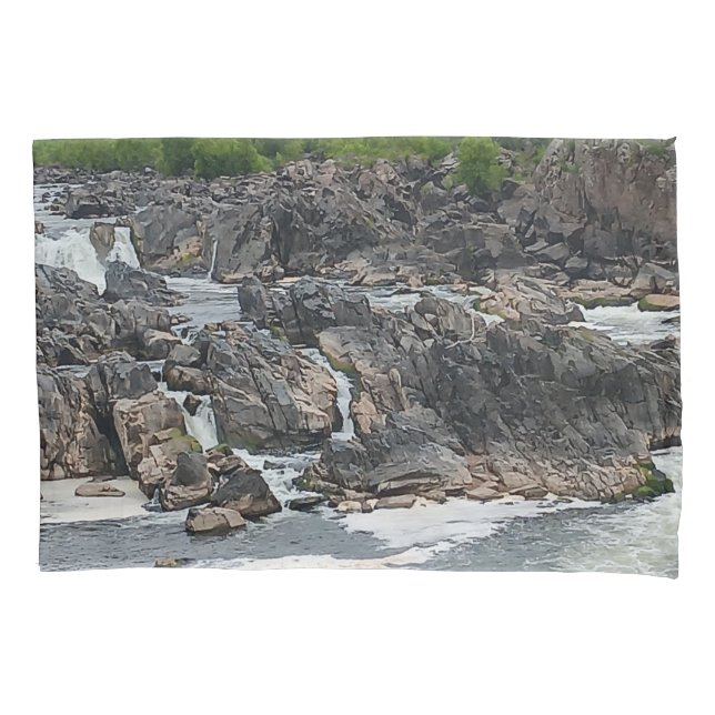 Add Two Photo 1 Photo Per Side Template Pillowcase (Front)