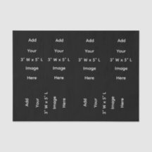 Add Up To Six Images Here Template Tissue Paper
