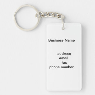 Add UR 3D  transparent Business name,.. Key Ring