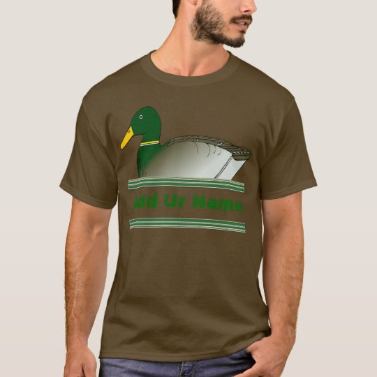 Add ur Name Mallard Duck Club T-Shirt