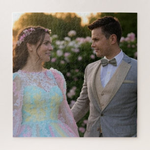 Add Wedding Photo Customise Jigsaw Puzzle