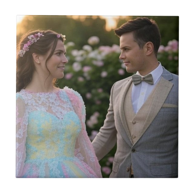 Add Wedding Photo Customise Tile (Front)