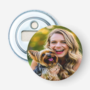 Add Yorkshire Terrier Photo Personalize Bottle Opener