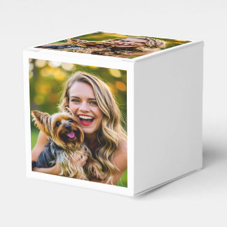 Add Yorkshire Terrier Photo Personalize Favour Box