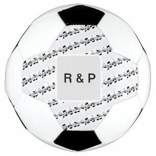 Add you name couple musical notes beats pattern bl football
