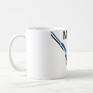 Add you name text golf ball club sports equipment coffee mug