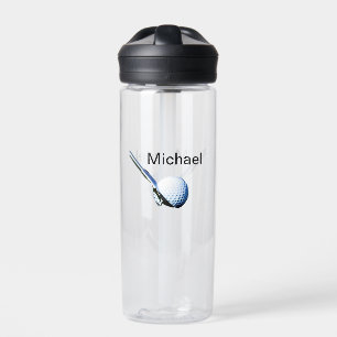 Add you name text golf ball club sports equipment water bottle