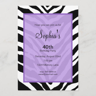 Add Your Age Birthday Invitation