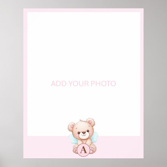 Add Your Baby Photo Poster (Front)